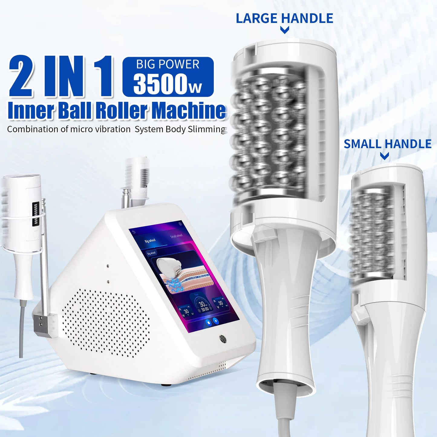 Professional 200Hz 3500W Infrared Vacuum Massage Machine For Body Slimming