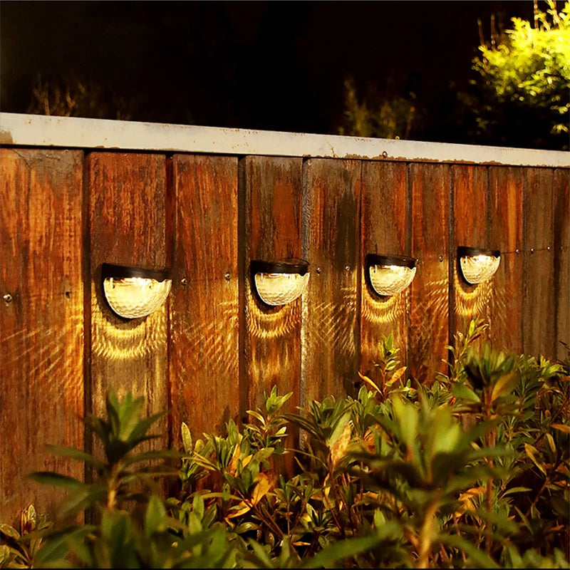 SHENZHITECH Solar Wall Lamp 6LED Outdoor Waterproof For Yard Garden